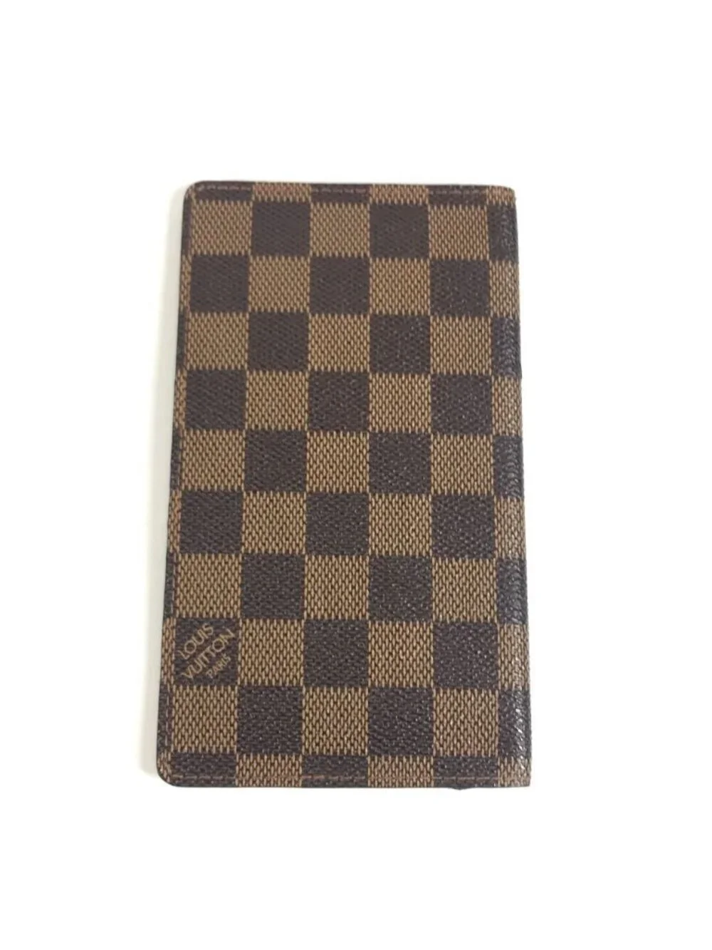 Louis Vuitton Notebook Cover Agenda Posh Damier Canvas Ebene Brown